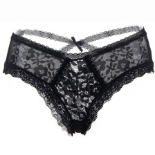 QUEEN LINGERIE - CULOTTE DENTELLE FLORALE L/XL