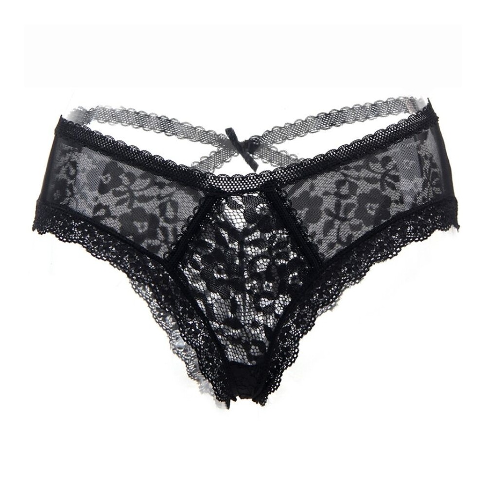 QUEEN LINGERIE - CULOTTE DENTELLE FLORALE L/XL