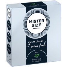 MISTER SIZE - PRÉSERVATIF TAILLE XS 47 MM (3 UNITÉS)