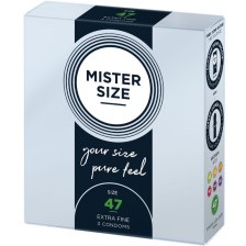 MISTER SIZE - PRÉSERVATIF TAILLE XS 47 MM (3 UNITÉS)