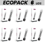 ECOPACK 6 UNITÉS - VIBRATEUR GLOSSY AXEL NOIR