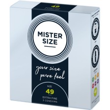 MISTER SIZE - PRÉSERVATIF TAILLE S 49 MM 3 UNITÉS