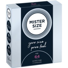 MISTER SIZE - CONDOM SIZE XXL 64 MM (3 UNITS)