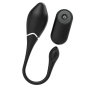 BLACK&SILVER - JENELL RECHARGEABLE VIBRATING EGG