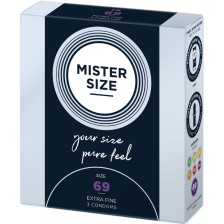 MISTER SIZE - CONDOM SIZE XXXL 69 MM (3 UNITS)