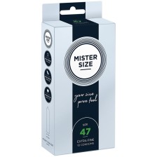 MISTER SIZE - CONDOM SIZE XS 47 MM (10 UNITS)