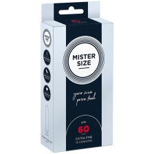 MISTER SIZE - PRÉSERVATIF TAILLE XL 60 MM (10 UNITÉS)