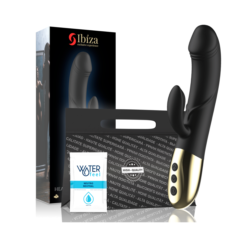 IBIZA - POWERFUL ANATOMICAL VIBRATOR WITH RABBIT