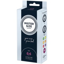 MISTER SIZE - CONDOM SIZE XXL 64 MM (10 UNITS)