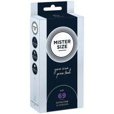 MISTER SIZE - CONDOM SIZE XXXL 69 MM (10 UNITS)