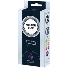 MISTER SIZE - CONDOM SIZE XXXL 69 MM (10 UNITS)