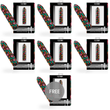 CUSTOM BULLETS - WIEDERAUFLADBARE MAGNETISCHE SCHÄDELKUGEL 10 INTENSITÄTEN 6 + 1 KOSTENLOS