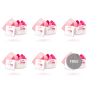 LESLIE - SET PER ALLENAMENTO MUSCOLO PELVICO KEGEL FIT 6 PESI 5+1 GRATIS