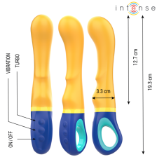 INTENSE - SHAGGY G-SPOT VIBRATOR GELB