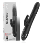 BLACK&SILVER - KENJI RABBIT-VIBRATOR UP & DOWN + WATCHME-FERNBEDIENUNG