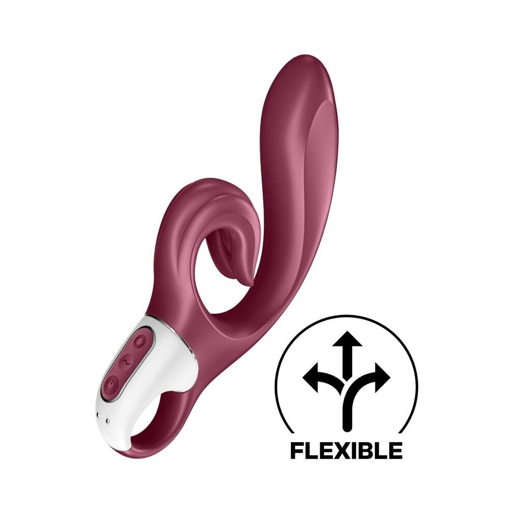 SATISFYER - LOVE ME RABBIT VIBRATION RED