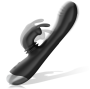 BLACK&SILVER - DJ. ADAM STIMULATING VIBE SILICONE RECHARGEABLE BLACK