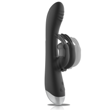 BLACK&SILVER - DJ. ADAM VIBE ESTIMULANTE SILICONE RECARREGÁVEL PRETO