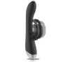 BLACK&SILVER - DJ. ADAM STIMULANT VIBE SILICONE RECHARGEABLE NOIR