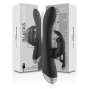BLACK&SILVER - DJ. ADAM STIMULATING VIBE SILICONE RECHARGEABLE BLACK