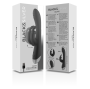 BLACK&SILVER - DJ. ADAM STIMULATING VIBE SILICONE RECHARGEABLE BLACK