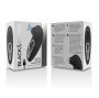 BLACK&SILVER - DRAKE DELUXE SUCKING VIBE SILICONE RECHARGEABLE NOIR