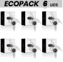 ECOPACK 6 UNIDADES - INTENSE ANEL VIBRADOR TRANSPARENTE FRITURA INTENSA