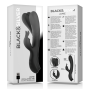 BLACK&SILVER - JAMIE STIMULANT VIBE SILICONE RECHARGEABLE NOIR