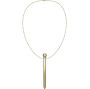 IBIZA - CLIT POCKET STIMULATOR HALSKETTE USB-LADEGERT 12 VIBRATIONSMODI GOLDEN 12,2 X 1,6