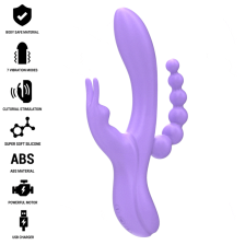 INTENSE - MIKO DREIFACH-VIBRATOR RABBIT & STIMULATOR & ANAL 7 VIBRATIONEN LILA