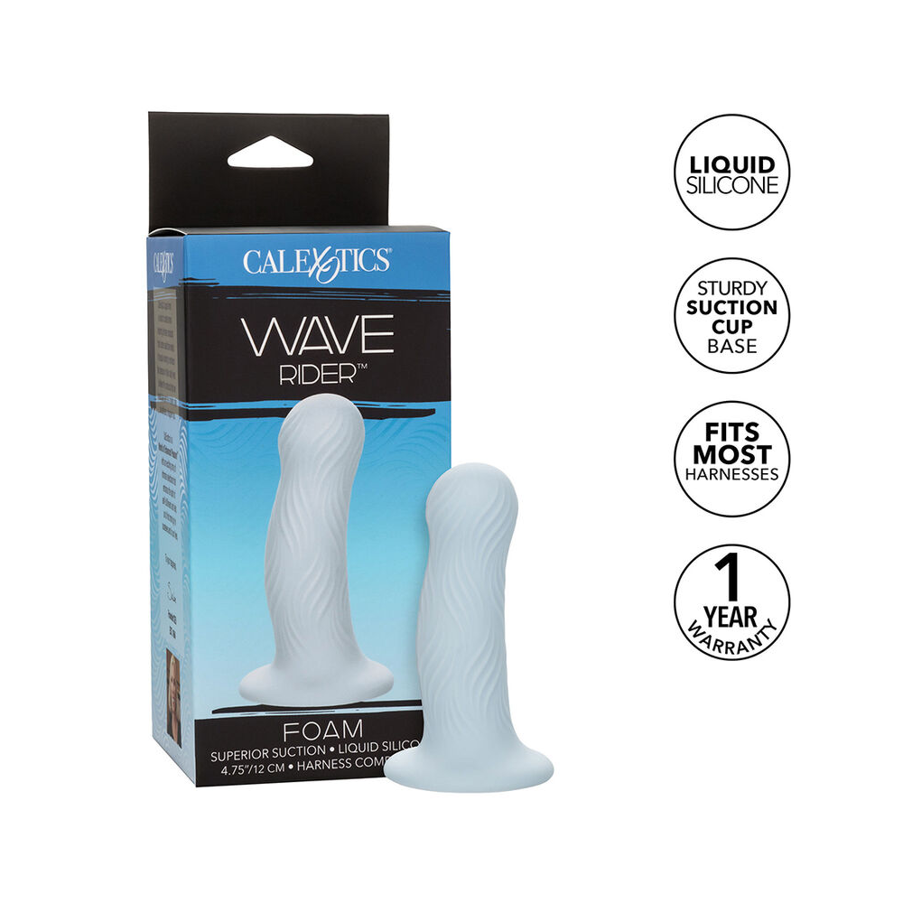 CALEXOTICS - WAVE RIDER FOAM ANAL PLUG BLU