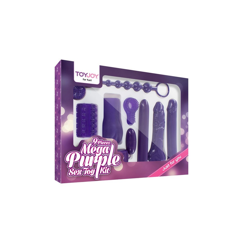 TOYJOY - JUST FOR YOU MEGA PURPLE SEX TOY KIT