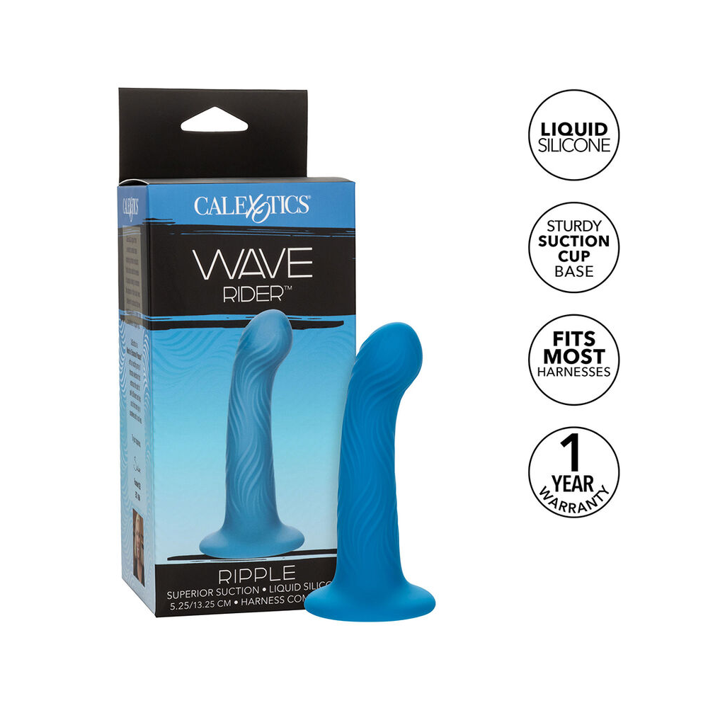 CALEXOTICS - WAVE RIDER PLUG ANAL RIPPLE BLEU