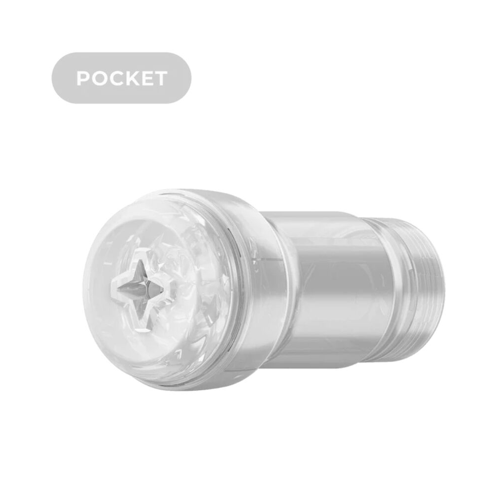 KIIROO - FEEL POCKET STROKER CRYSTAL BY KIIROO TRANSPARENT