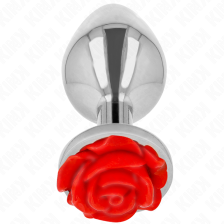 KINK - PLUG ANAL ROSA VERMELHO TAMANHO L