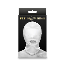 NS NOVELTIES - FETISH & FASHION MOUTH HOOD NYLON WHITE