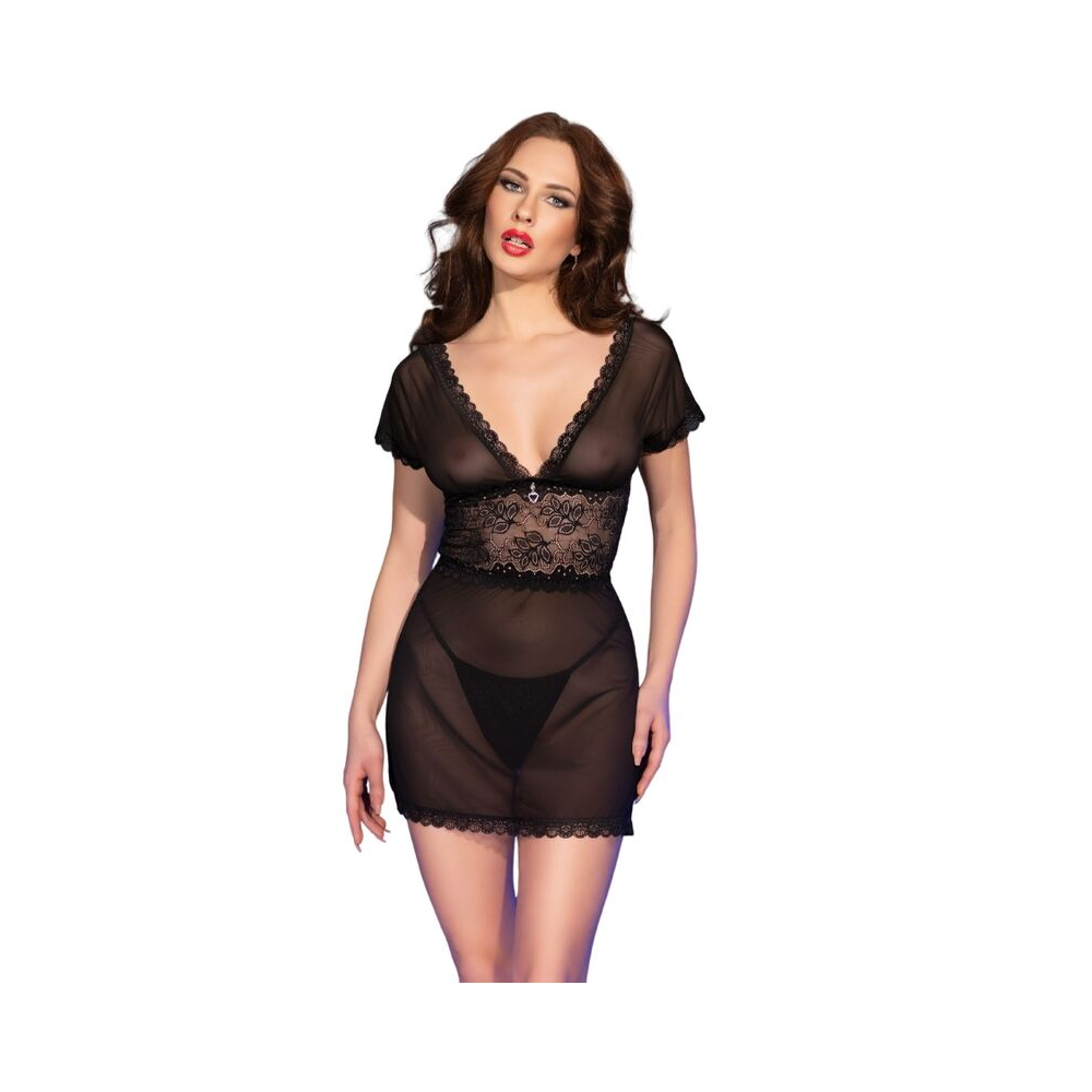 CHILIROSE - CR 4830 BABYDOLL PRETO S