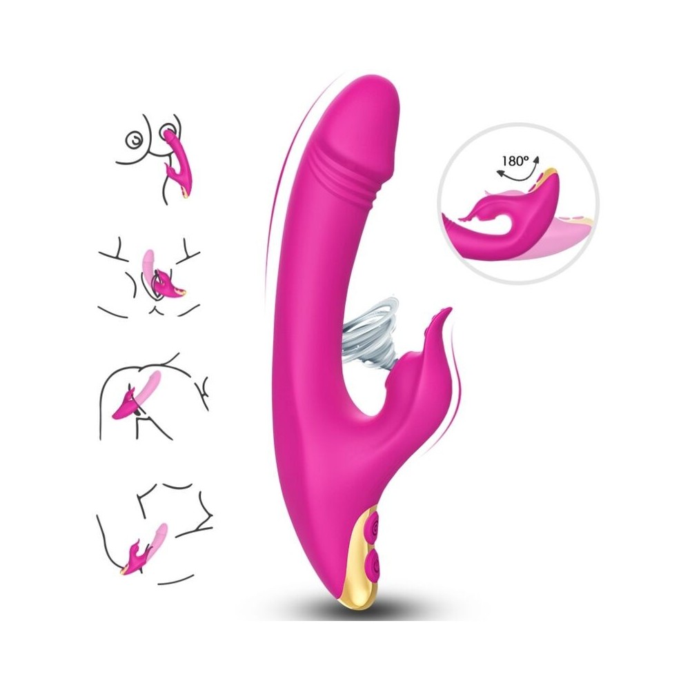ARMONY - LOVE CLITORIS & PONTO G VENTOSA FÚCSIA