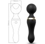 ARMONY - FREEZA MASSAGER & VIBRATOR SUPER FLEXIBLE HEAD BLACK
