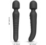ARMONY - MASSAGER MISSION E VIBRADOR EFEITO DE CALOR PRETO