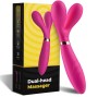 ARMONY - Y-WAND MASSAGER & VIBRATOR DOPPELKOPF FUCHSIA