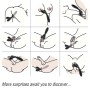 ARMONY - MASSAGGIATORE E VIBRATORE Y-WAND DOPPIA TESTA NERO