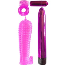 CLASSIX - KIT PER COPPIE CON ANELLO, FODERO E PROIETTILI ROSA