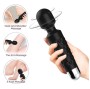 ARMONY - MASSAGGIATORE E VIBRATORE POSTINO TESTA SUPER FLESSIBILE NERA