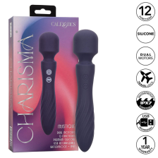 CALEXOTICS - CHARISMA MYSTIQUE MASSEUR DOUBLE MOTEURS 12 FONCTIONS 20,5 CM X 4,5 CM VIOLET