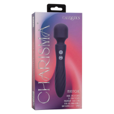 CALEXOTICS - CHARISMA MYSTIQUE MASSEUR DOUBLE MOTEURS 12 FONCTIONS 20,5 CM X 4,5 CM VIOLET