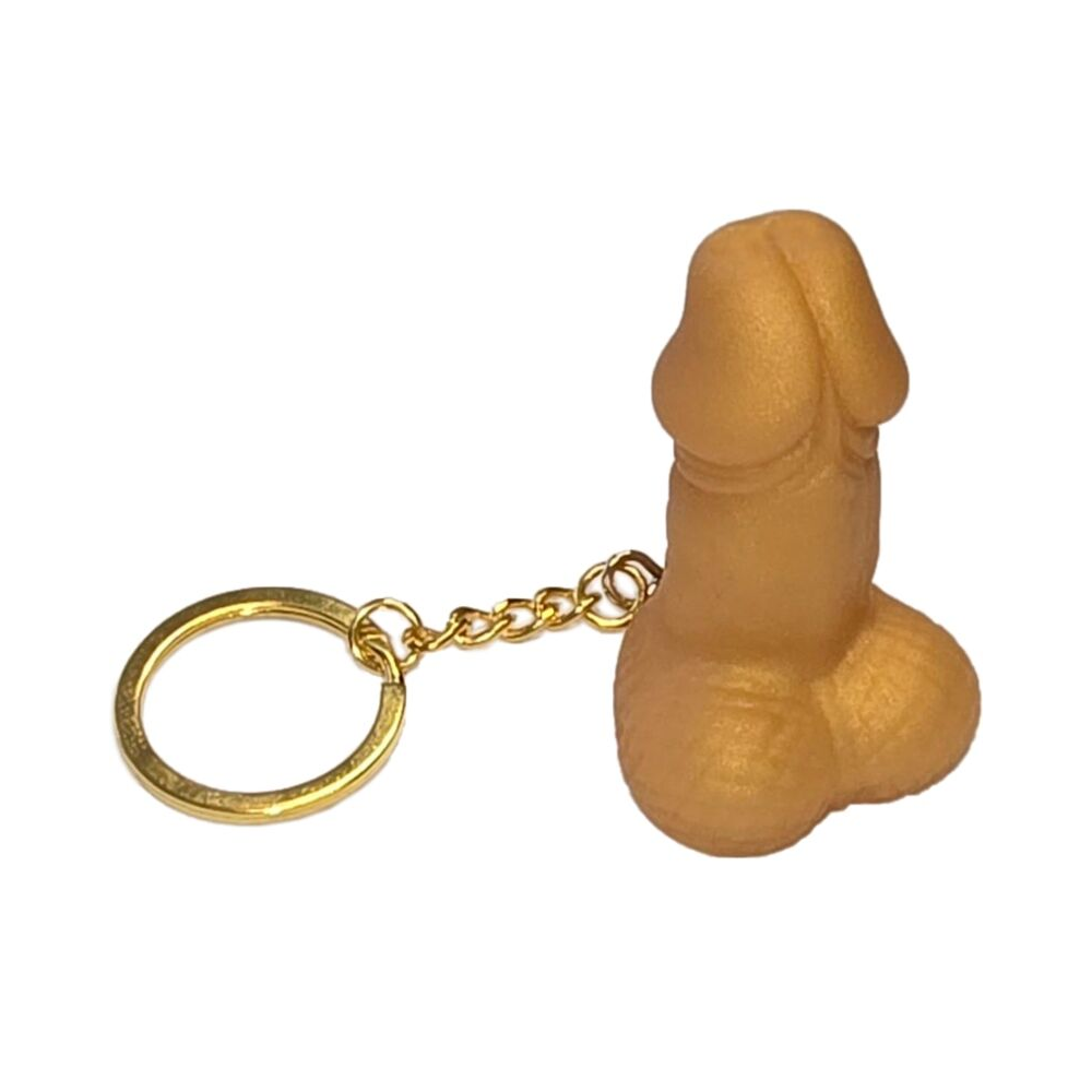 DIABLO PICANTE - GOLDEN PENIS SHAPED KEYCHAIN