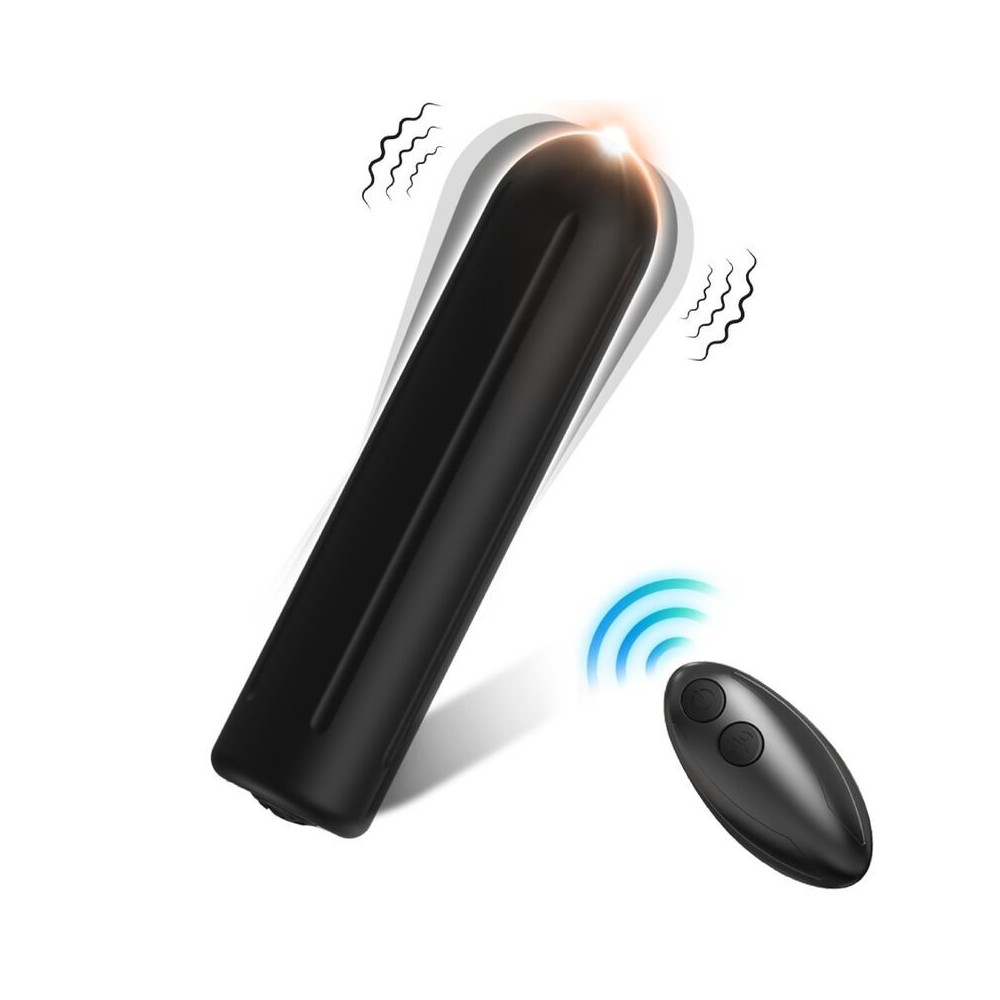 ARMONY - WARHEAD VIBRADOR BALA CONTROLE REMOTO PRETO 2 CM X 8.8 CM