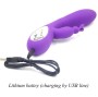 ARMONY - VIBRADOR DE ANEL DE PUXAO DE COELHO BELLA VIOLET