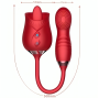 ARMONY - DELIGHT FLOWER VIBRATOR & BUMPING WITH TONGUE RED